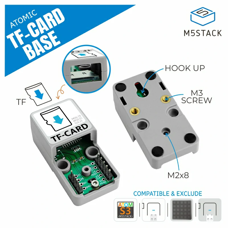 ATOM TF-Card Reader Development Kit up to 16GB