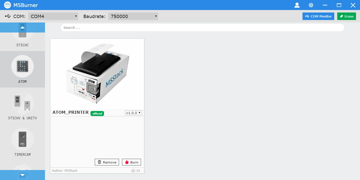 ATOM Thermal Printer Kit